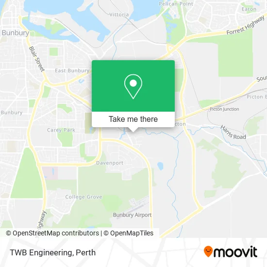TWB Engineering map