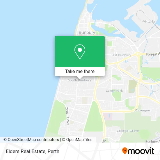 Mapa Elders Real Estate