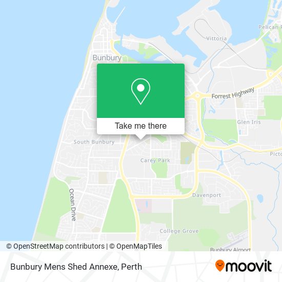 Bunbury Mens Shed Annexe map