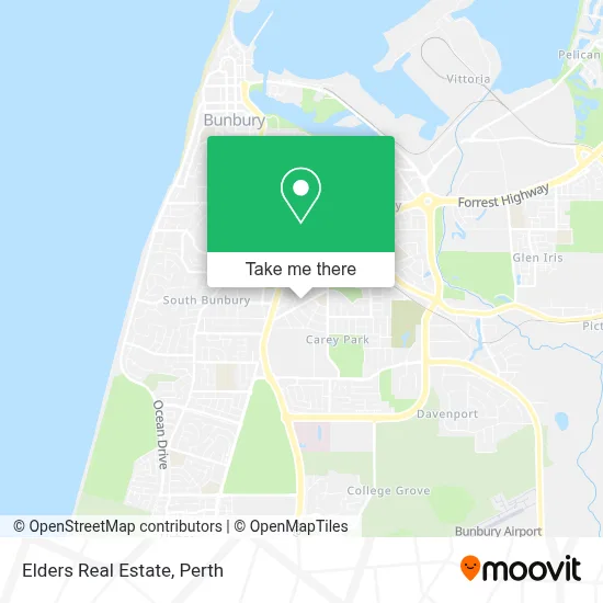 Mapa Elders Real Estate