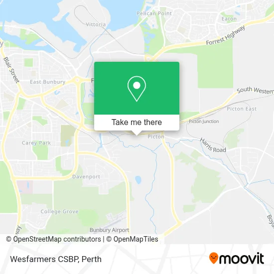 Mapa Wesfarmers CSBP