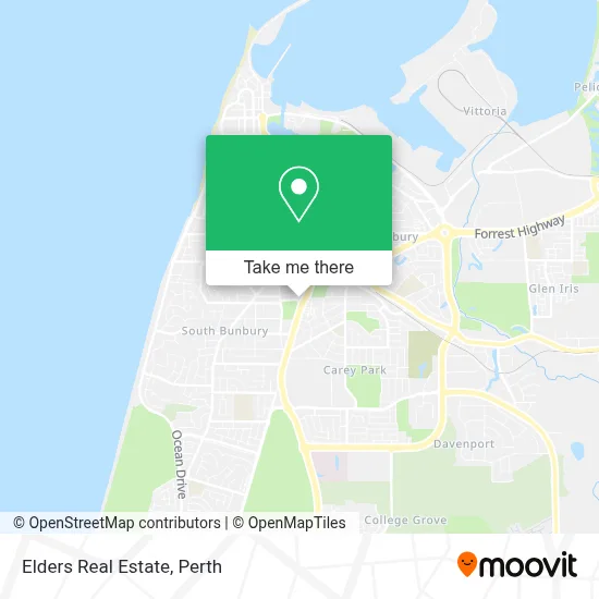 Mapa Elders Real Estate