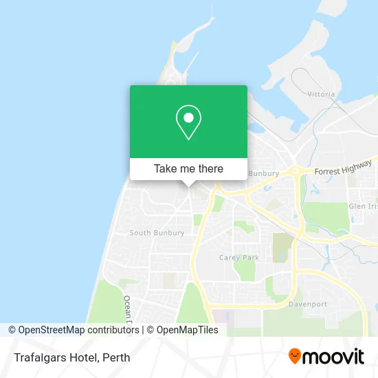 Mapa Trafalgars Hotel