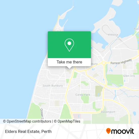 Mapa Elders Real Estate