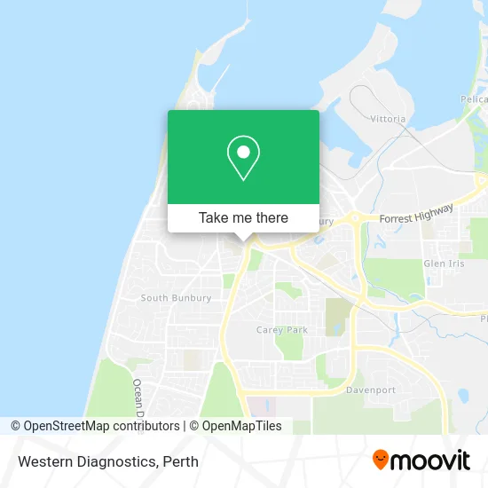 Mapa Western Diagnostics