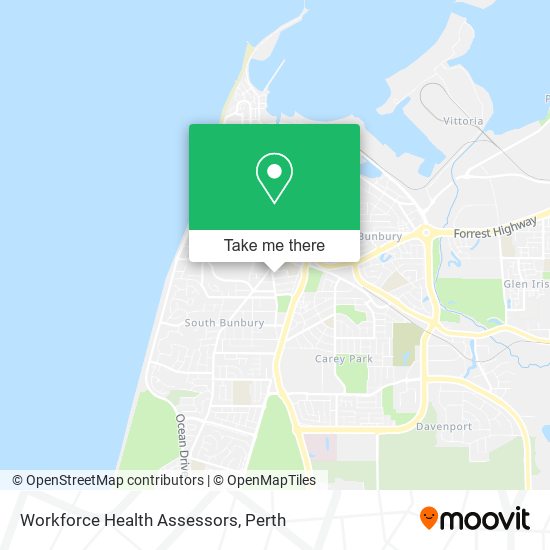 Workforce Health Assessors map