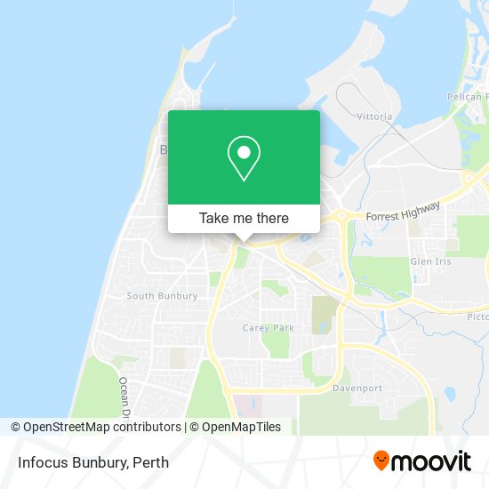 Infocus Bunbury map