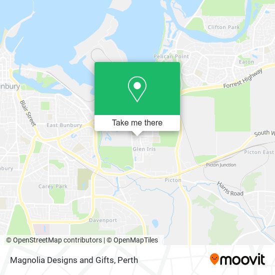 Magnolia Designs and Gifts map