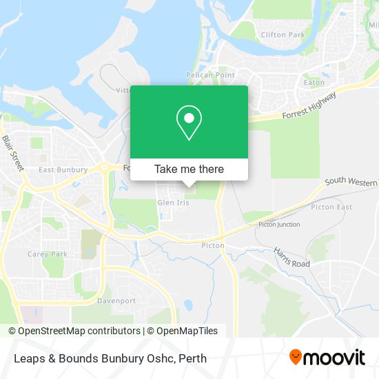 Leaps & Bounds Bunbury Oshc map