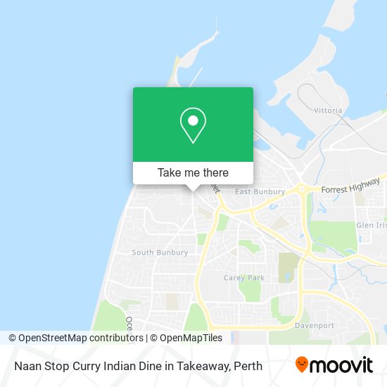 Naan Stop Curry Indian Dine in Takeaway map