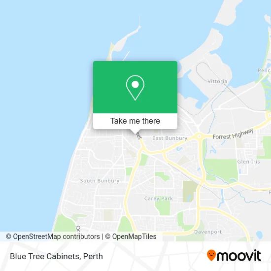 Mapa Blue Tree Cabinets