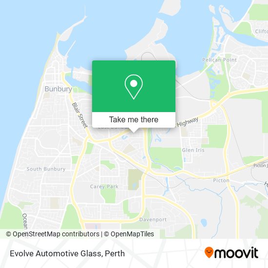 Evolve Automotive Glass map