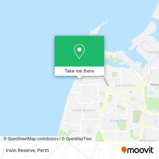 Mapa Irwin Reserve