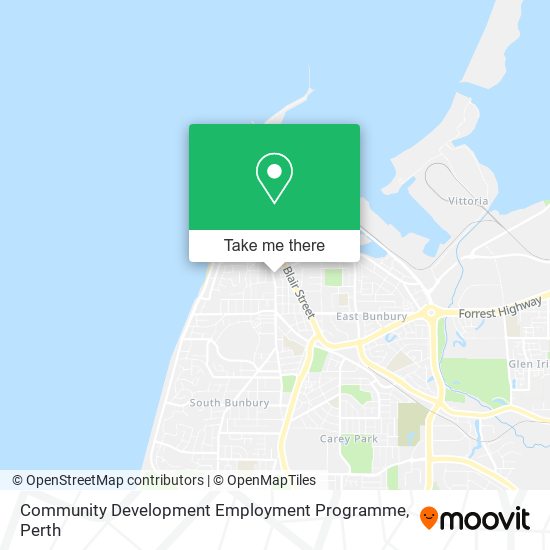 Community Development Employment Programme map