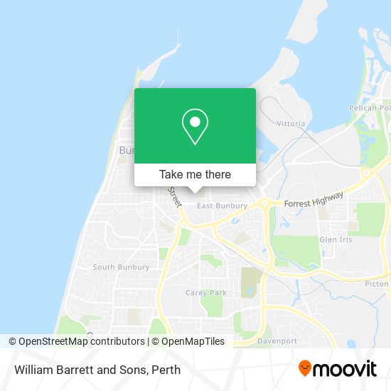 William Barrett and Sons map
