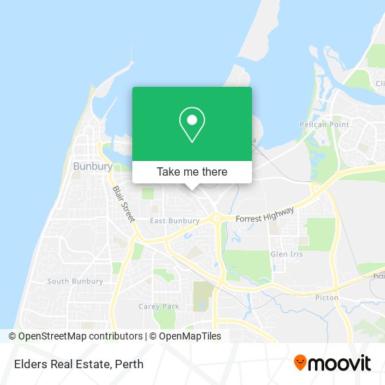 Elders Real Estate map