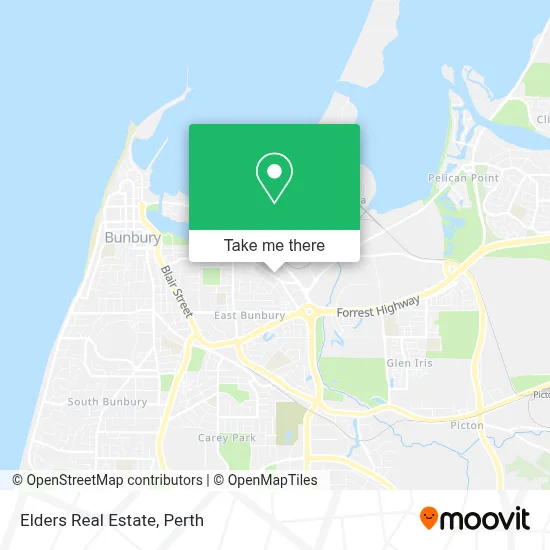 Mapa Elders Real Estate