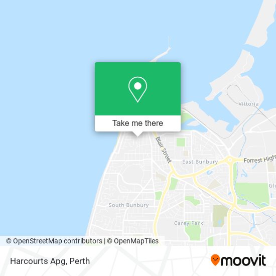 Harcourts Apg map