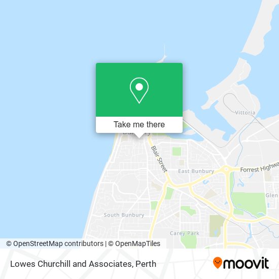 Lowes Churchill and Associates map