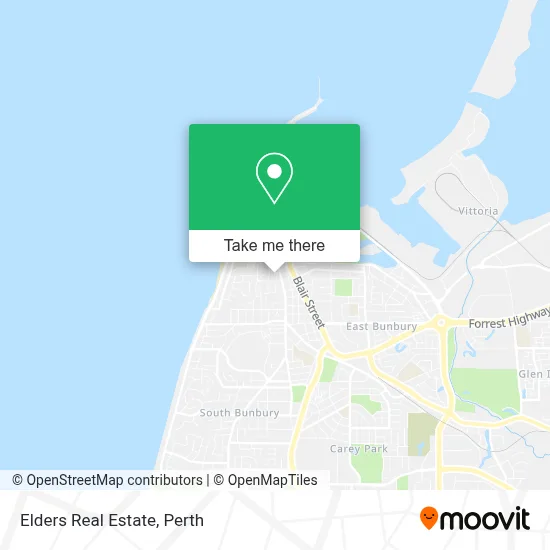 Mapa Elders Real Estate