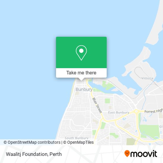 Waalitj Foundation map