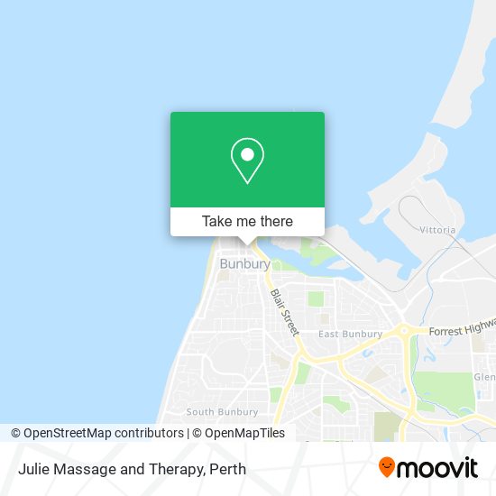 Julie Massage and Therapy map