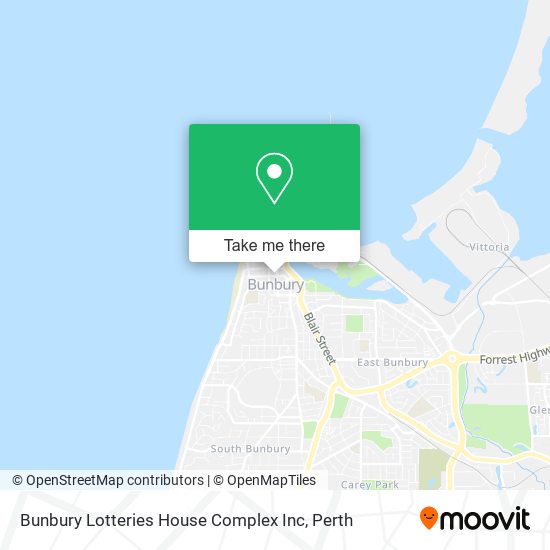 Bunbury Lotteries House Complex Inc map