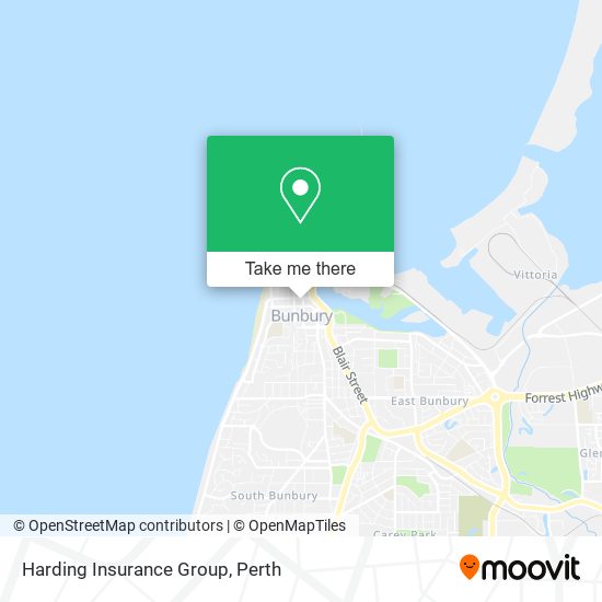 Harding Insurance Group map