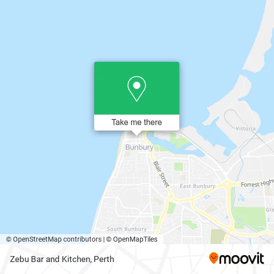Mapa Zebu Bar and Kitchen