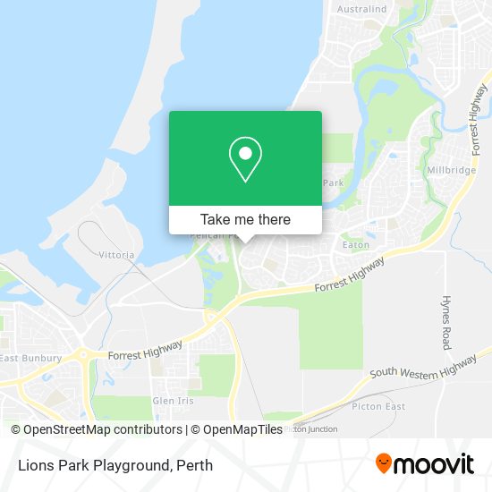Lions Park Playground map
