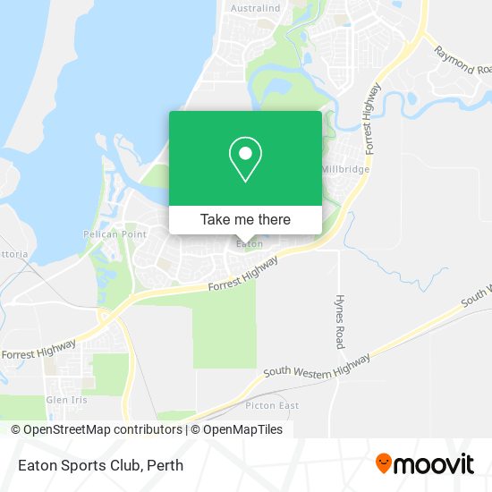 Eaton Sports Club map