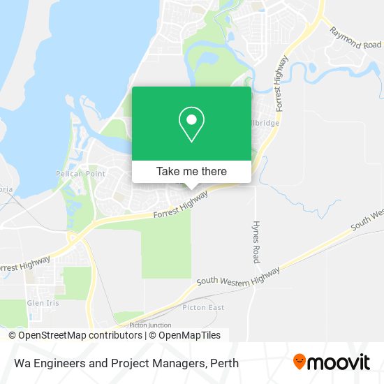 Wa Engineers and Project Managers map