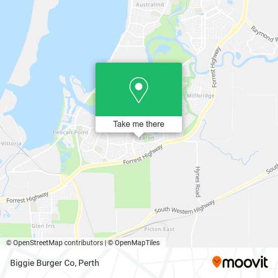 Biggie Burger Co map