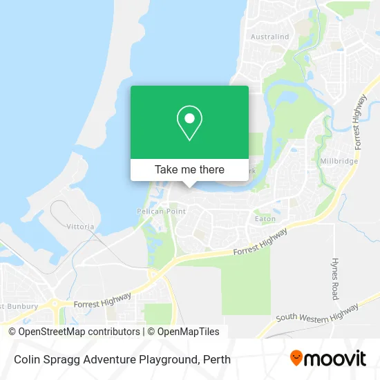 Mapa Colin Spragg Adventure Playground