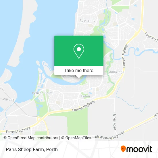 Mapa Paris Sheep Farm