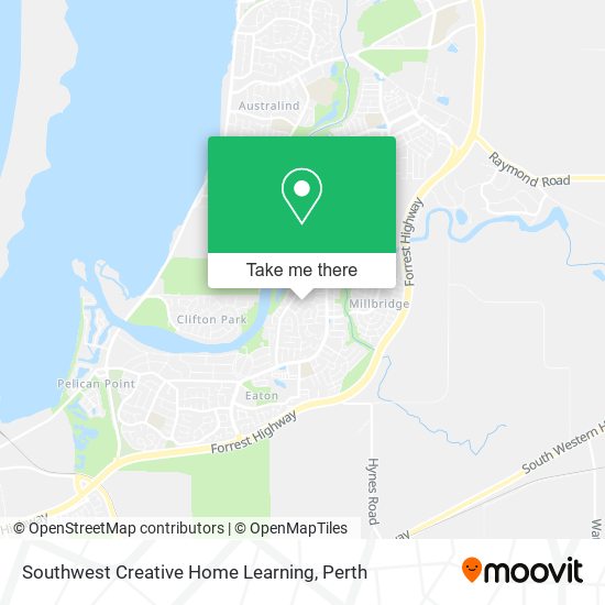Southwest Creative Home Learning map