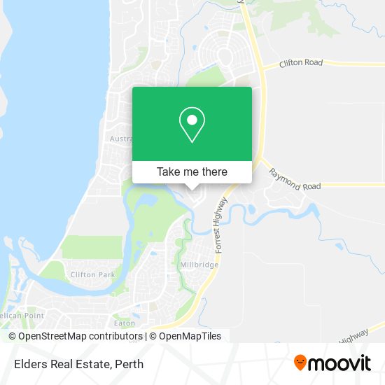 Elders Real Estate map