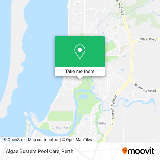 Algae Busters Pool Care map