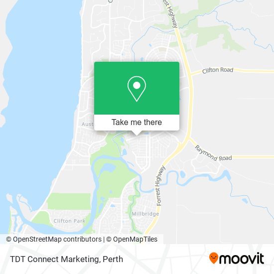 TDT Connect Marketing map