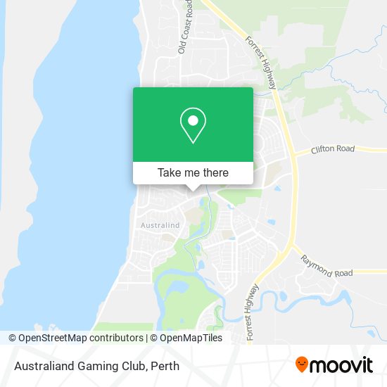 Australiand Gaming Club map