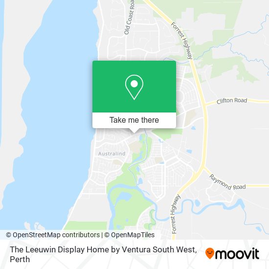 The Leeuwin Display Home by Ventura South West map