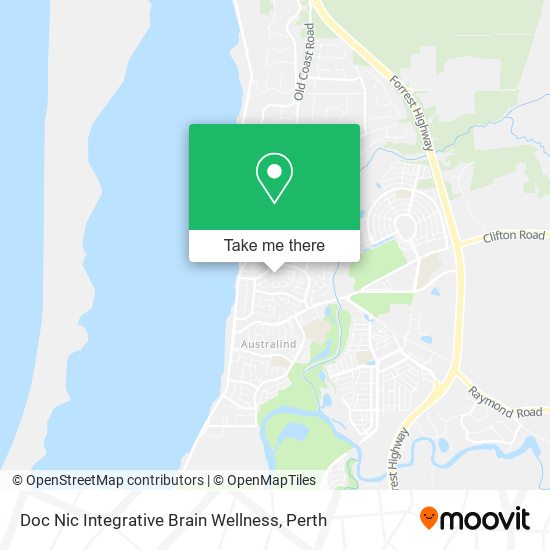 Doc Nic Integrative Brain Wellness map