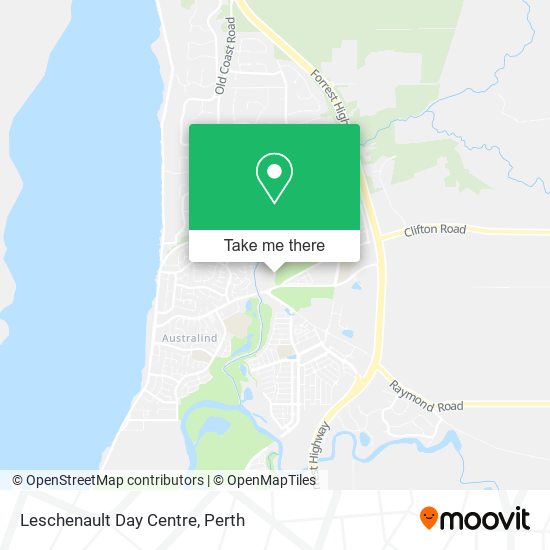 Leschenault Day Centre map