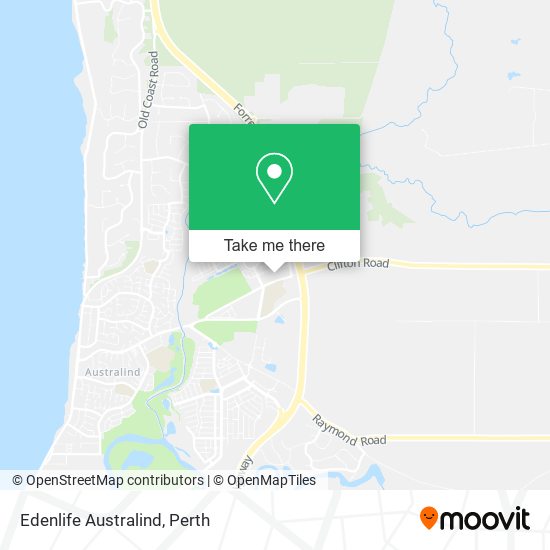 Edenlife Australind map