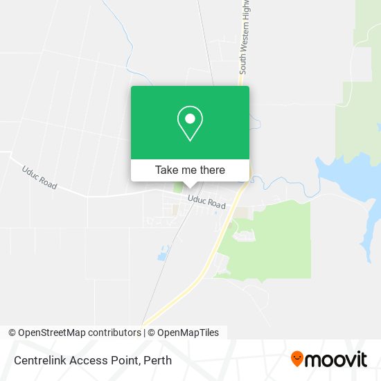 Mapa Centrelink Access Point