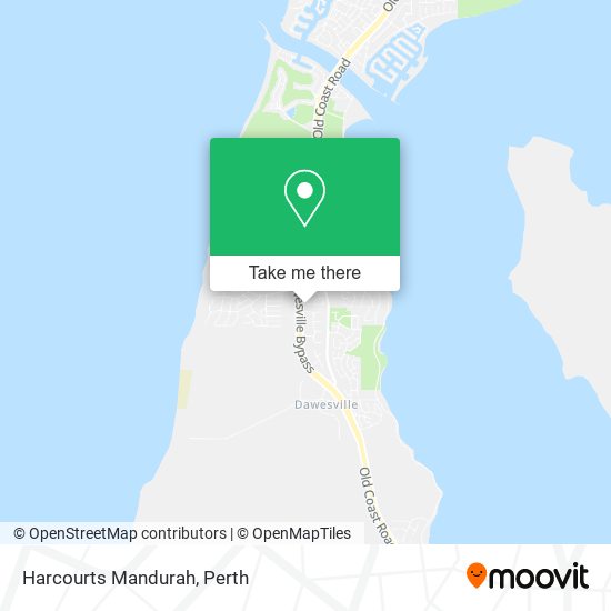 Harcourts Mandurah map