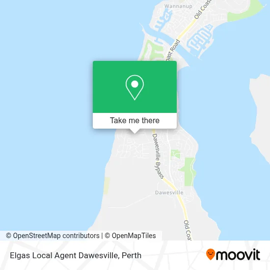 Mapa Elgas Local Agent Dawesville