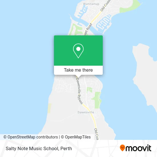 Mapa Salty Note Music School