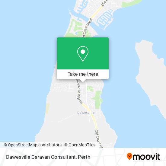 Dawesville Caravan Consultant map
