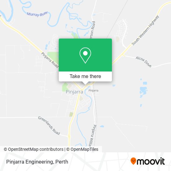 Mapa Pinjarra Engineering